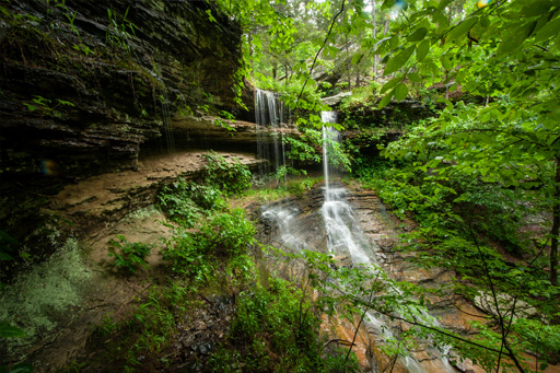 arkansas hikes with waterfalls indian creek trail