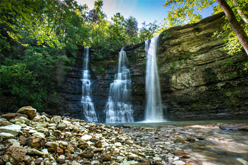 Arkansas Hiking Trails with Waterfalls